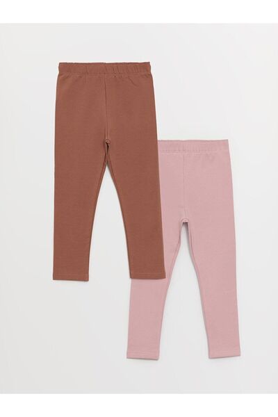 LC Waikiki LCW baby Beli Lastikli Basic Kız Bebek Tayt 2 li (W3)