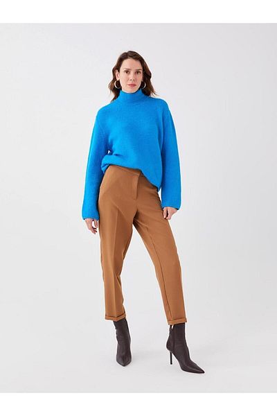 LC Waikiki LCWAIKIKI Classic Women's Carrot Cut Straight Trousers