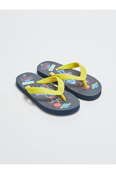 LC Waikiki Papuci de plajă pentru băieți cu imprimeu LCW STEPS