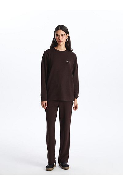 LC Waikiki Γυναικεία φούτερ με στάμπα LCW Vision Elastic Waist