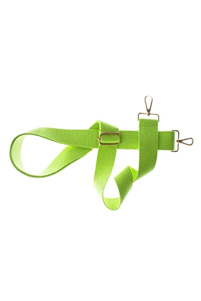 Miaju أخضر نيون بطول 125 سم - حزام كتف مع إكسسوارات معدنية ذهبية، ألوان مختلف...