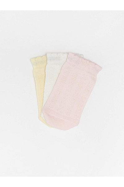 LC Waikiki LCW baby Baby Girl Booties Socks 3 pcs