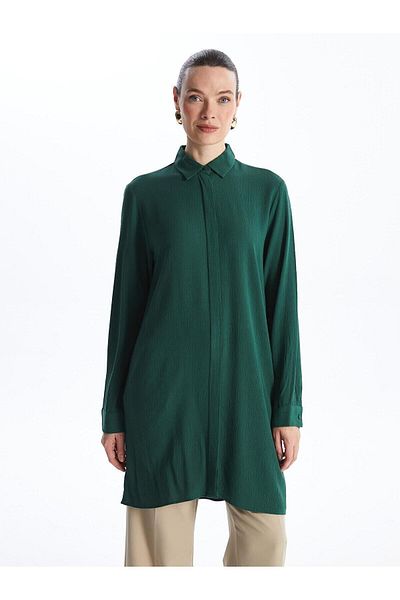 LC Waikiki LCW Grace Women's Tunic Shirt - Solid, Long Sleeve