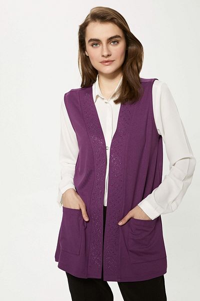 LC Waikiki Women's Purple Vest