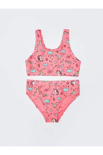 LC Waikiki LCW Kids Girls Bikini - Printed Design