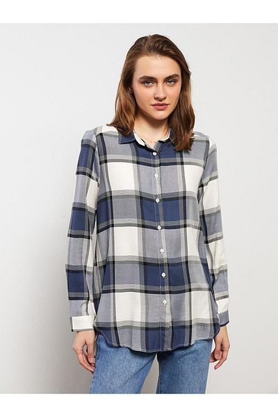 LC Waikiki LCWAIKIKI Classic Plaid Long Sleeve Flannel Women's Lumberjack Shirt