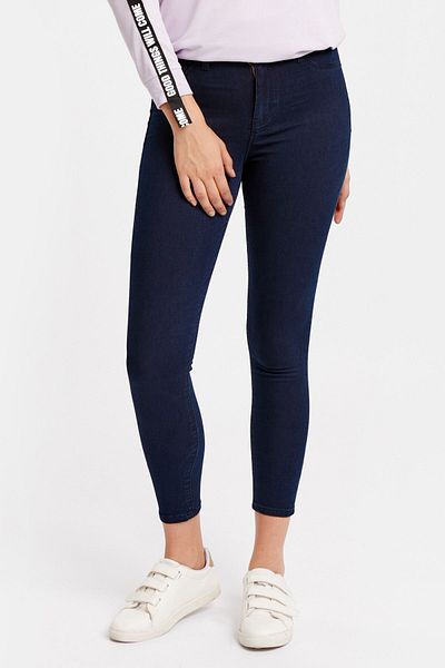 LC Waikiki Women's Dark Rodeo Trousers 8W3730Z8