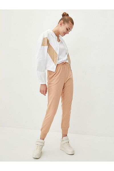 LC Waikiki LCW Casual Elastic Waist Straight Pocket Detailed Women's Jogger Sweatpants