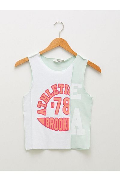 LC Waikiki XSIDE Crew Neck Printed Sleeveless Camisole Women's Crop