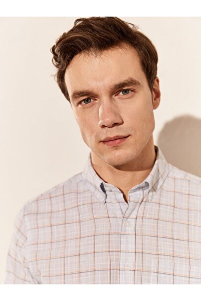 LC Waikiki Чоловіча сорочка в синю клітинку