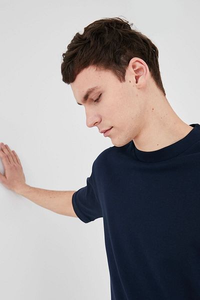 LC Waikiki Мъжки тъмносин ежедневен суитшърт LCW