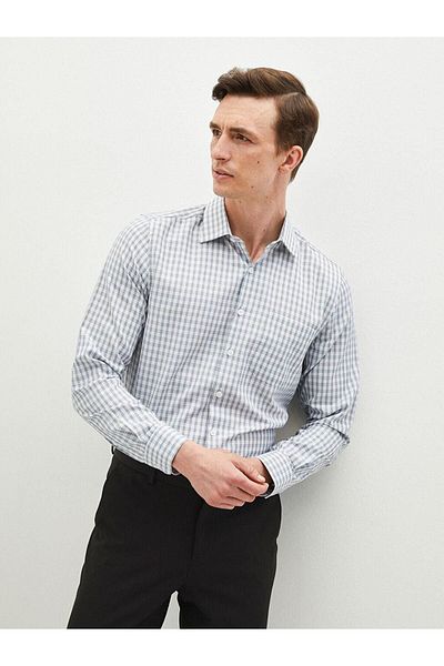 LC Waikiki LCWAIKIKI Formal Regular Fit Long Sleeve Gabardine Men's Shirt