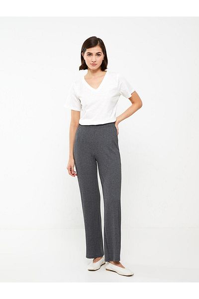 LC Waikiki LCWAIKIKI Basic Slim Fit Women's Trousers with Elastic Waist