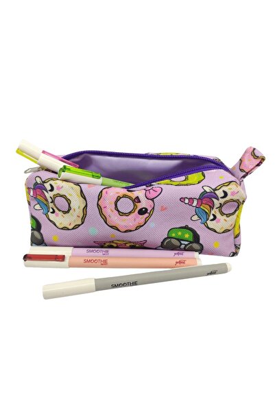 FİYPER Trusa de creion din pânză lavabilă cu model gogoși