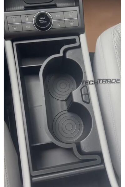 Tech Trade Hyundai Kona 2023-2024 Model Orta Bölme Organizer-3 Bölmeli (ELEKT...