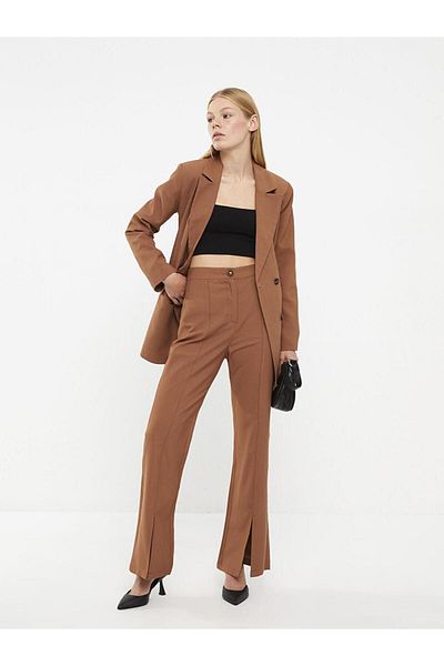 LC Waikiki Γυναικείο ίσιο παντελόνι LCW Vision Standard Fit
