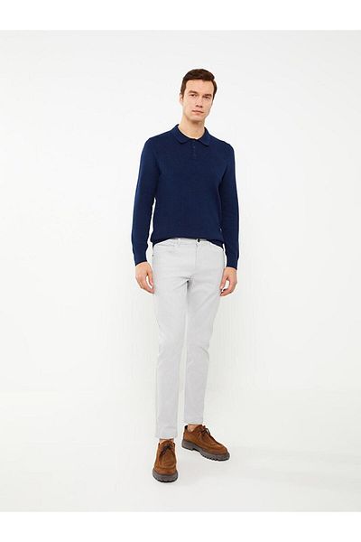 LC Waikiki LCWAIKIKI - Κλασικό στενό ανδρικό παντελόνι Chino