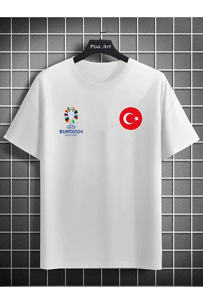 Pisa Art Tricou pentru fani EURO 2024 Turcia unisex cu design special - Colecție specială