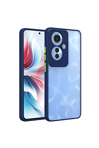Rivor Oppo Reno 11F 5G İçin Kılıf 3D Kamera Korumalı Arkası Buzlu Kenarları R...