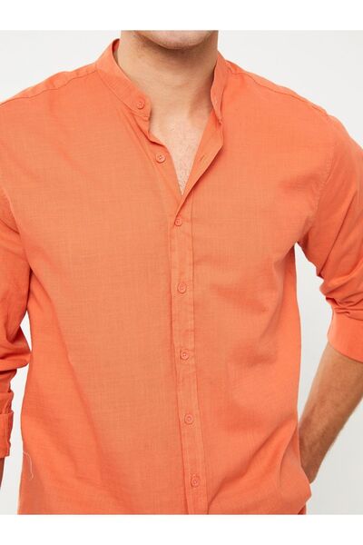 LC Waikiki Férfi poplin ing - normál szabású, hosszú ujjú