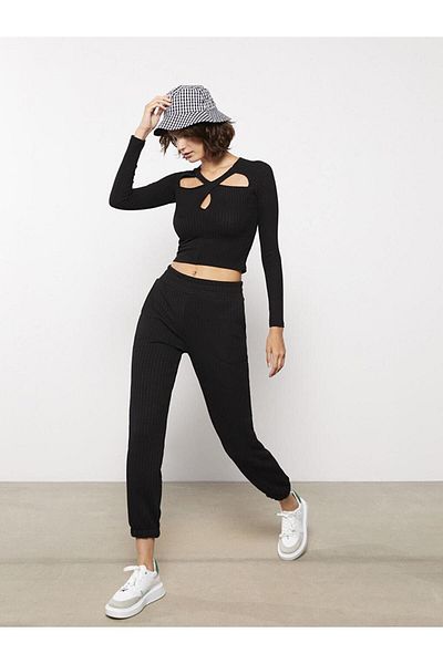 LC Waikiki Pantaloni de sport Jogger pentru femei XSIDE - Talie elastică