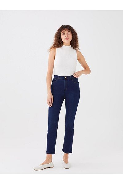 LC Waikiki LCWAIKIKI Basic High Waist Slim Fit Women's Jean Pants