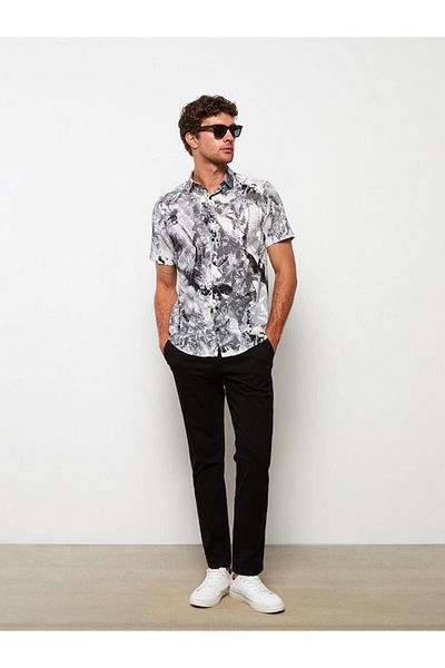 LC Waikiki Ανδρικό παντελόνι Chino LCWAIKIKI Classic Slim Fit Gabardine