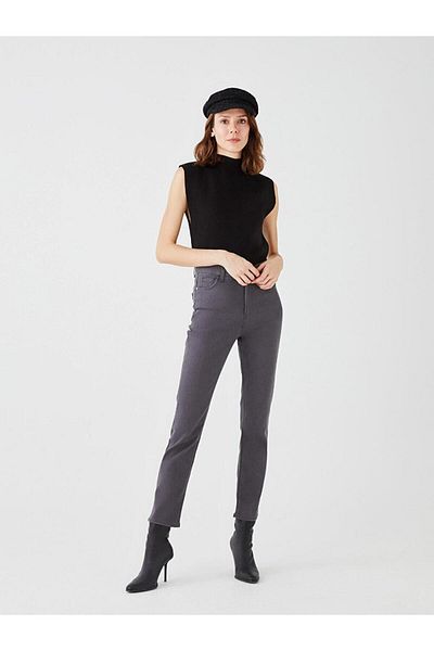 LC Waikiki LCWAIKIKI Basic High Waist Slim Fit Women's Jean Pants
