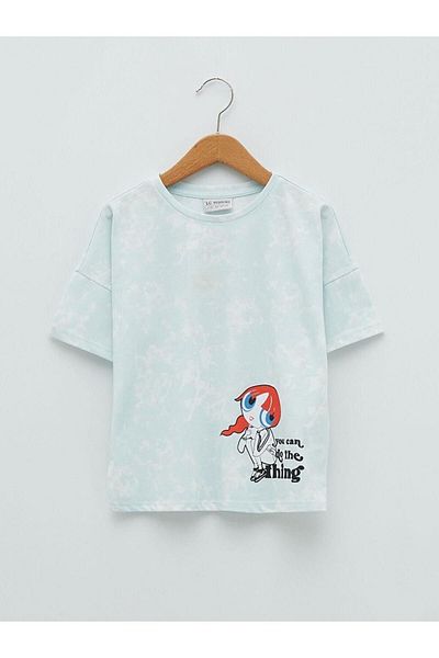 LC Waikiki Κοντομάνικο μπλουζάκι Girl - Crew Neck με στάμπα