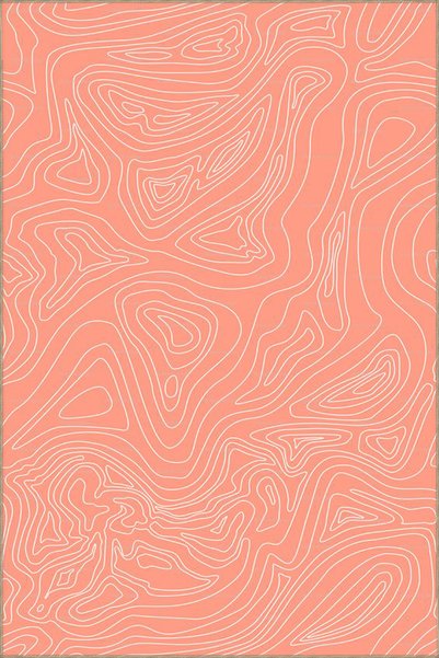 Rugs Modern Halı Covor decorativ cu model cu dungi roz, lavabil miravip9291