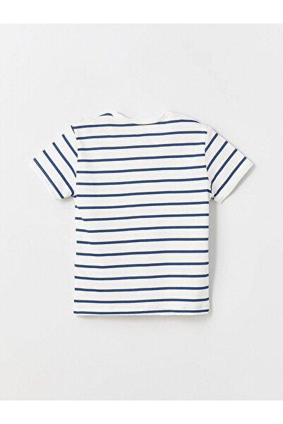 LC Waikiki LCW Baby Crew Neck Printed T-Shirt and Shorts for Baby Boy - Set of 2