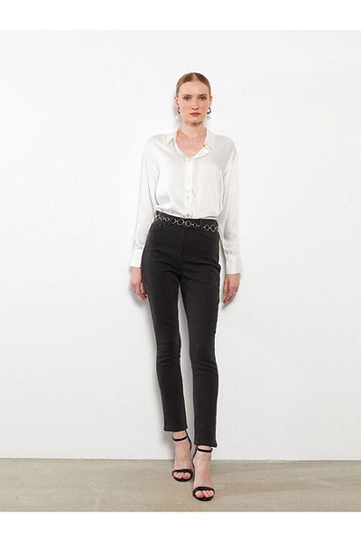 LC Waikiki LCWAIKIKI Basic Slim Fit ίσιο γυναικείο τζιν παντελόνι