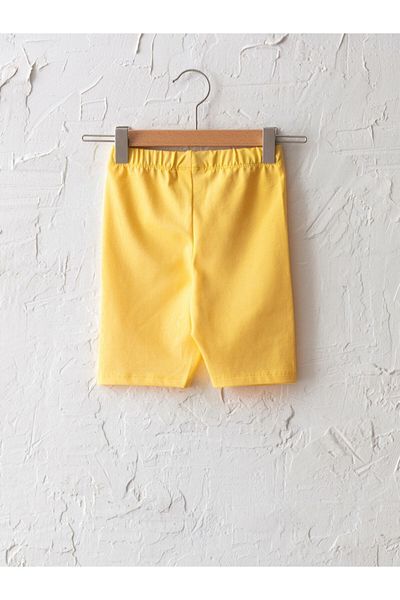 LC Waikiki Жълти къси чорапогащи за момиче