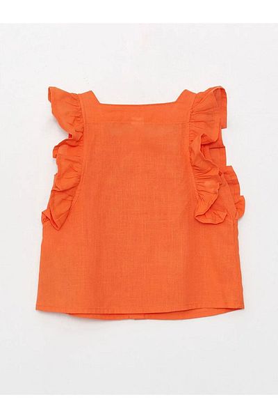 LC Waikiki Lcw Baby Square Collar Baby Girl Shirt