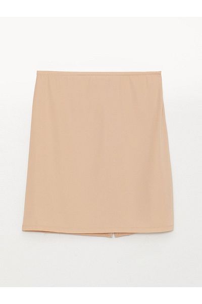 LC Waikiki LCW DREAM Women's Elastic Waist Plain Underskirt