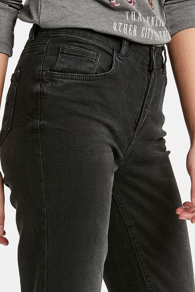 LC Waikiki Γυναικείο Μαύρο Παντελόνι Ροντέο 8Wj935Z8
