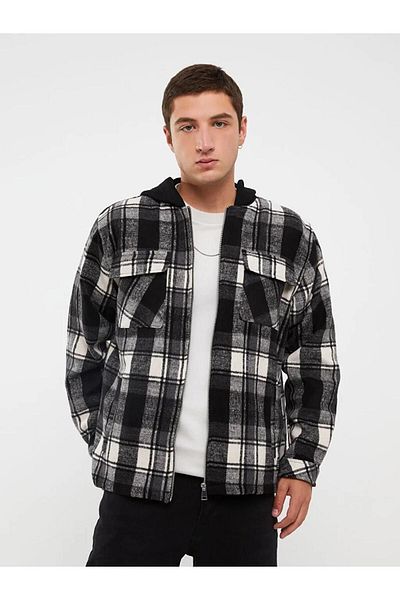 LC Waikiki Удобно карирано мъжко яке с дълъг ръкав Lumberjack