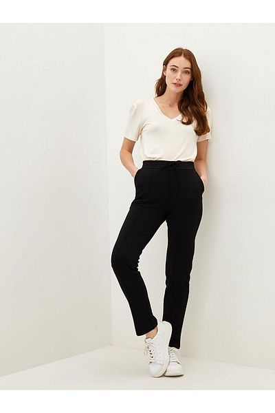 LC Waikiki Pantaloni de trening pentru femei Lcwaıkı Basic, cu talie elastică, cu buzunar drept