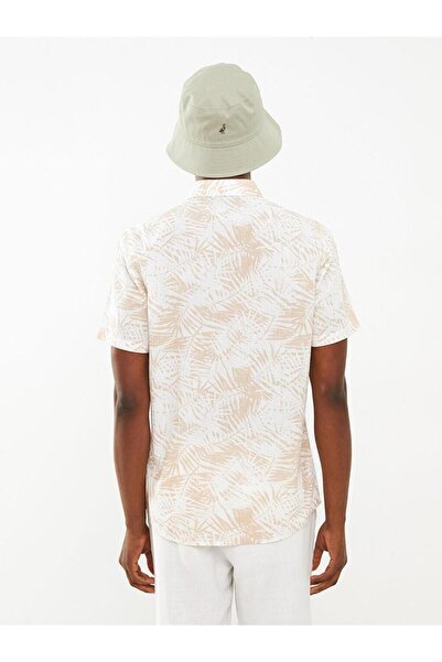 LC Waikiki Cămașă pentru bărbați din popelin cu mânecă scurtă, ocazională, slim fit