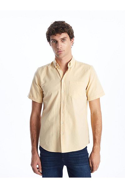 LC Waikiki Ανδρικό κοντομάνικο πουκάμισο LCWAIKIKI Classic Regular Fit