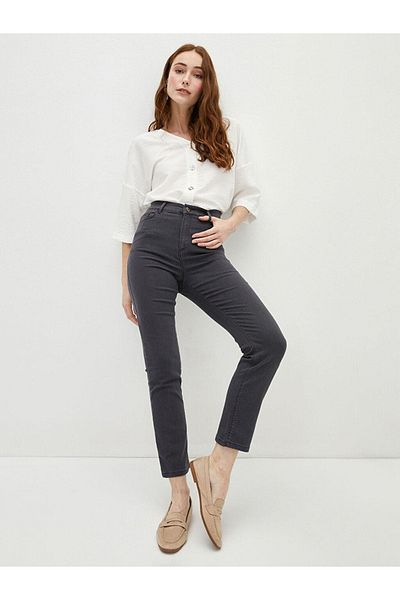 LC Waikiki Lcwaikı Basic Skinny Fit Women's Jeans Trousers with Pocket Detail