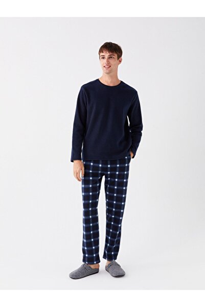 LC Waikiki Σετ ανδρικών πιτζάμες Standard Mold Fleece