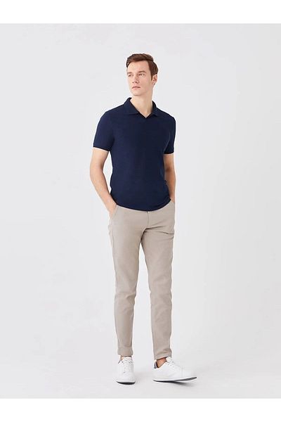 LC Waikiki Ανδρικό μπλουζάκι Basic Polo με κοντό μανίκι Pique