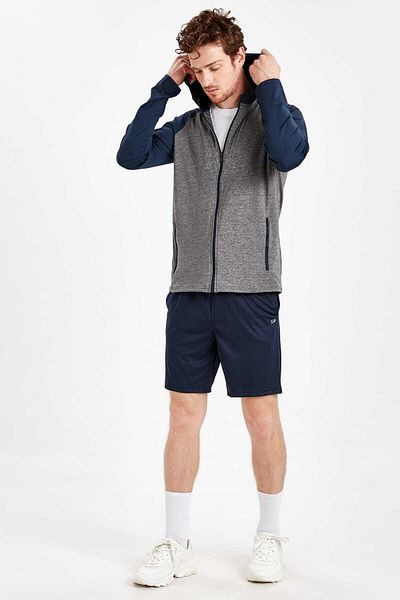 LC Waikiki Ανδρικό φούτερ σε γκρι μελανζέ 9SH860Z8