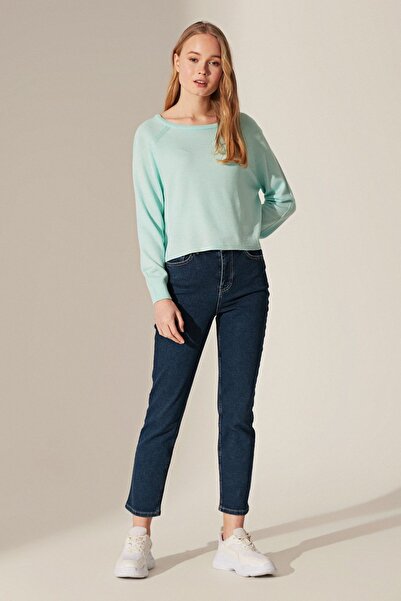 LC Waikiki Kadın Açık Suyeşili Kazak 0W7361Z8