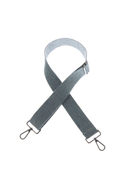 Miaju حزام كتف رمادي 145 سم - إكسسوار معدني أسود، عملي وعالي الجودة