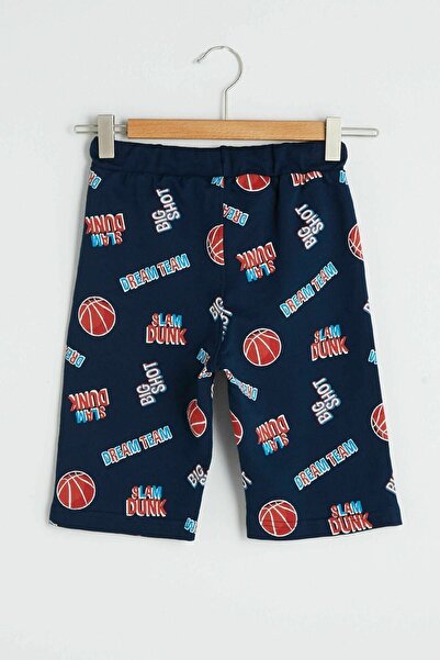 LC Waikiki Шорти та бермуди для хлопчиків з помаранчевим принтом Lsr