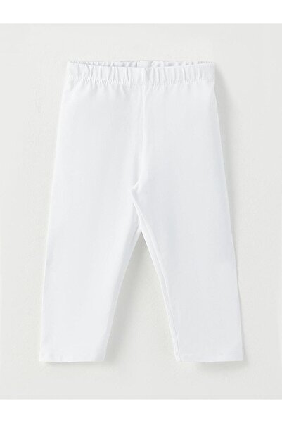 LC Waikiki Lcw Παιδικό Βασικό Βαμβακερό Κοριτσίστικο Κολάν με Ελαστική Μέση