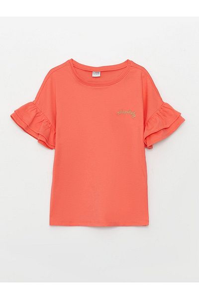 LC Waikiki Crew Neck Short Sleeve Girl's T-Shirt