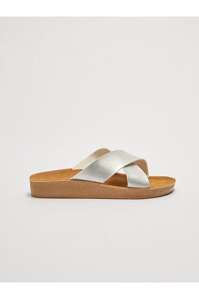 LC Waikiki Γυναικείες παντόφλες LCW STEPS Cross Strap